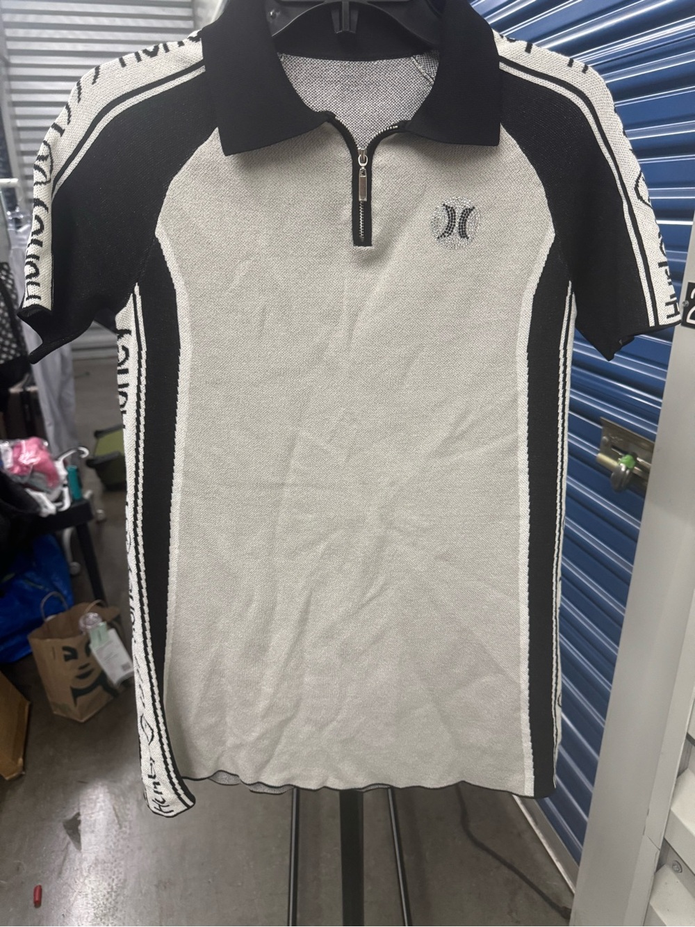 Vintage HURLEY quarter zip mini dress
